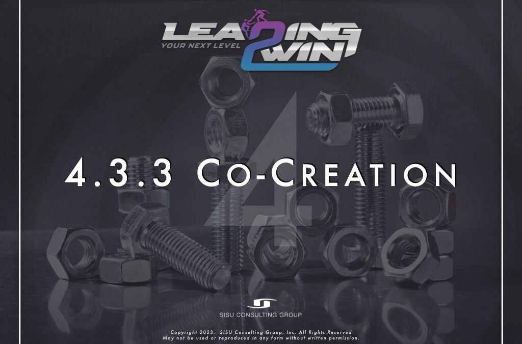 4.3.3 Power of Co-Creation